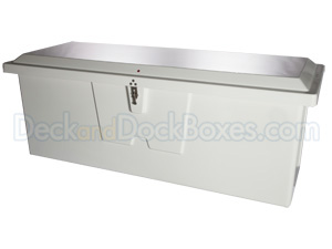Taylor Made Dock Box - Deep Medium in White
